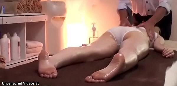  Japanese massage with adorable teen goes too far